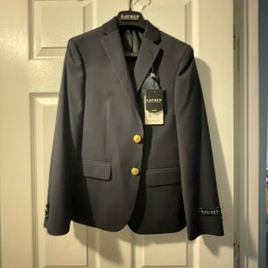 Lauren Ralph Lauren Midnight Blazer & Pant Suit with Gold Accents Suit